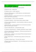 MDC 3 COMPREHENSIVE EXAMS 2025&sol;2026 QUESTIONS WITH ANSWERS TAGGED A&plus;