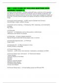 MDC 3 CORE EXAMS SET 2025&sol;2026 QUESTIONS WITH ANSWERS TAGGED A&plus;