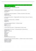 MDC 3 EVALUATION EXAMS 2025&sol;2026 QUESTIONS WITH ANSWERS TAGGED A&plus;