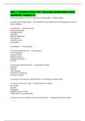 MDC 3 EXAMINATION TEST 2025&sol;2026 QUESTIONS WITH ANSWERS TAGGED A&plus;