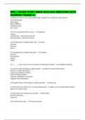 MDC 3 EXAMS STUDY GUIDE 2025&sol;2026 QUESTIONS WITH ANSWERS TAGGED A&plus;