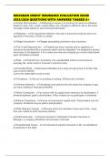 MICHIGAN CREDIT INSURANCE EVALUATION EXAM 2025&sol;2026 QUESTIONS WITH ANSWERS TAGGED A&plus;