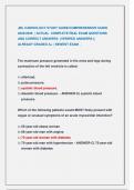 JBL CARDIOLOGY STUDY GUIDE&sol;COMPREHENSIVE GUIDE   2025&sol;2026  &vert; ACTUAL  COMPLETE REAL EXAM QUESTIONS  AND CORRECT ANSWERS  &lpar;VERIFIED ANSWERS &rpar;&vert;   ALREADY GRADED A&plus; &vert; NEWEST EXAM &period; 