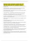 MICHIGAN CREDIT INSURANCE EXAMINATION TEST 2025&sol;2026 QUESTIONS WITH ANSWERS TAGGED A&plus;