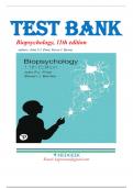  Biopsychology &lpar;11th Edition&comma; John P&period;J&period; Pinel & Steven J&period; Barnes&rpar; &ndash; Full Test Bank with Multiple Choice&comma; Fill-in-the-Blank&comma; Essay Questions&comma; and REVEL Quizzes