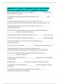 MINNESOTA SPECIAL ENGINEER BOILER CORE EXAMS 2025&sol;2026 QUESTIONS WITH ANSWERS TAGGED A&plus;