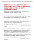 ESS Administrator 201 ePO 5&period;10 Exam QUESTIONS AND CORRECT ANSWERS &lpar;2025 &sol; 2026&rpar; SCORED A&plus; 100&percnt; GUARANTEE PASS