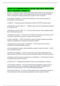 NASM PES COMPREHENSIVE EXAM 2025&sol;2026 QUESTIONS WITH ANSWERS TAGGED A&plus;