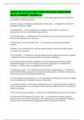 NASM PES EVALUATION EXAM 2025&sol;2026 QUESTIONS WITH ANSWERS TAGGED A&plus;