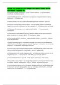 NASM PES FINAL PAPER 2025&sol;2026 QUESTIONS WITH ANSWERS TAGGED A&plus;
