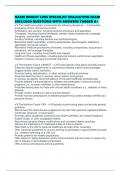 NASM WEIGHT LOSS SPECIALIST EVALUATION EXAM 2025&sol;2026 QUESTIONS WITH ANSWERS TAGGED A&plus;