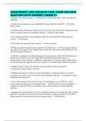 NASM WEIGHT LOSS SPECIALIST FINAL PAPER 2025&sol;2026 QUESTIONS WITH ANSWERS TAGGED A&plus;