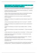 NASM WEIGHT LOSS SPECIALIST STUDY GUIDE 2025&sol;2026 QUESTIONS WITH ANSWERS TAGGED A&plus;