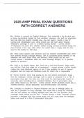 2025 AHIP FINAL EXAM QUESTIONS WITH CORRECT ANSWERS