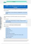 AMZL exam Questions and Answers and  Graded
