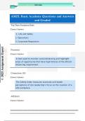 AMZL exam Questions with Detailed Verified Answers &lpar;100&percnt; Correct Answers&rpar; &sol;Already Graded A&plus;
