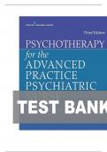 TEST BANK FOR Psychotherapy for the Advanced Practice Psychiatric Nurse&colon; A How-To Guide for Evidence-Based Practice 3rd Edition by Kathleen Wheeler ISBN&colon; 978-0826193797 COMPLETE GUIDE 100&percnt; VERIFIED A&plus; GRADE ASSURED&excl;&excl;&excl;&excl;NEW LATEST UPDATE&excl;&excl;&excl;&excl;