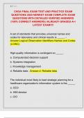 CHDA FINAL EXAM TEST AND PRACTICE EXAM  QUESTIONS 2025 NEWEST EXAM COMPLETE EXAM  QUESTIONS WITH DETAILED VERIFIED ANSWERS  &lpar;100&percnt; CORRECT ANSWERS&rpar; &sol;ALREADY GRADED A&plus;&sol;  LATEST EXAM&excl;&excl;&excl;&excl;