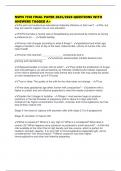NSPN 7150 FINAL PAPER 2025&sol;2026 QUESTIONS WITH ANSWERS TAGGED A&plus;