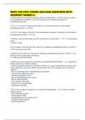 NSPN 7150 PAST PAPERS 2025&sol;2026 QUESTIONS WITH ANSWERS TAGGED A&plus;
