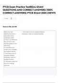 PTCB Exam Practice TestREAL EXAM  QUESTIONS AND CORRECT ANSWERS &lpar;100&percnt;  CORRECT ANSWERS&rpar; PTCB EXAM 2025 &lpar;NEW&excl;&excl;&rpar;