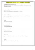 Pathophysiology Concepts Test 3 Study Guide Updated 2025
