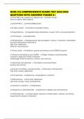 NURS 356 COMPREHENSIVE EXAMS TEST 2025&sol;2026 QUESTIONS WITH ANSWERS TAGGED A&plus;
