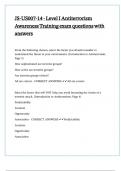 JS-US007-14 - Level I Antiterrorism Awareness Training exam questions with answers