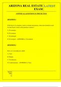  ARIZONA REAL ESTATE EXAM QUESTIONS AND ANSWERS 2025