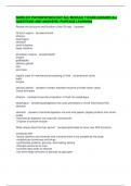 NURS 231 PATHOPHYSIOLOGY ALL MODULE 7 EXAM &lpar;GRADED A&plus;&rpar; QUESTIONS AND ANSWERS- PORTAGE LEARNING