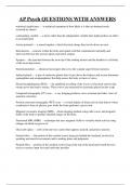 AP Psych QUESTIONS WITH ANSWERS