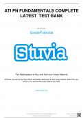 ATI PN fundamentals-complete-latest-test-bank 2025