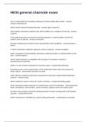 HESI general chairside exam Questions and Answers 100&percnt; Correct