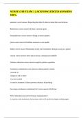 NURSE 1210 EXAM 1 &vert;&vert; ACKNOWLEDGED ANSWERS 100&percnt;&period;