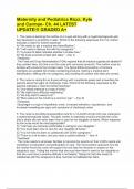 Maternity and Pediatrics Ricci&comma; Kyle and Carman- Ch&period; 44 LATEST UPDATE&excl;&excl;&excl; GRADED A&plus;
