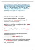 CHAMPIONS REAL ESTATE MARKETING SAE  LATEST EXAM 2025 WITH MULTIPLE CHOICE OF QUESTIONS AND DETAILED CORRECT ANSWERS ALREADY GRADED A&plus; AND 100&percnt; GUARANTEE PASS &lpar;BRAND NEW&excl;&excl;&excl;&excl;&excl;&rpar;