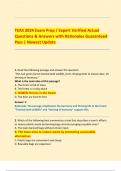 TEAS 2024 Exam Prep &sol; Expert Verified Actual  Questions & Answers with Rationales Guaranteed  Pass &vert; Newest Update