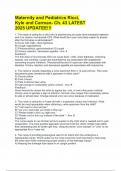 Maternity and Pediatrics Ricci&comma; Kyle and Carman- Ch&period; 43 LATEST 2025 UPDATE&excl;&excl;&excl;