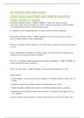 ATI ACCOUNTING FINAL EXAM  STUDY GUIDE QUESTIONS AND VERIFIED ANSWERS &lpar;2025 &sol; 2026&rpar;&sol; A&plus; GRADE