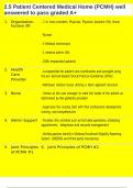 2&period;5 Patient Centered Medical Home &lpar;PCMH&rpar; well answered to pass graded A&plus;