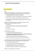 AUI3702 EXAM PACK 2025 QUESTIONS WITH WELL OUTLINED ANSWERS DRAWN FROM RECENT PAST EXAM PAPERS EXAM PREPARATION&period;