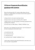 US Soccer Grassroots Recertification questions with answers