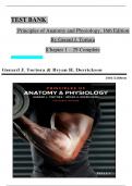  Principles of Anatomy and Physiology&comma; 16th Edition &ndash; Gerard J&period; Tortora &ndash; Test Bank &ndash; Chapters 1&ndash;29 &ndash; Complete Question Set