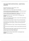 FIVE GUYS PREP CERTIFICATION &ndash; QUESTIONS & ANSWERS