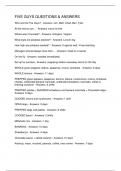 FIVE GUYS QUESTIONS & ANSWERS