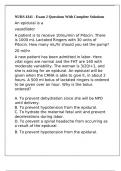 NURS 4341 - Exam 2 Questions With Complete Solutions