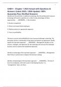CAIB 4 - Chapter 1 2025 Actual with Questions & Answers &lpar;Latest 2025 &sol; 2026 Update&rpar; 100&percnt; Guarantee Pass &lpar;Verified Answers&rpar;