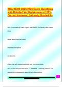 WGU D389 2025&sol;2026 Exam Questions  with Detailed Verified Answers &lpar;100&percnt;  Correct Answers&rpar; &vert; Already Graded A&plus;