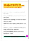 WGU D481 - Section 2 OA Prep  2025&sol;2026 Exam Questions with 100&percnt;  Correct Answers &vert; Latest Update 