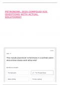PETROBOWL 2025 COMPILED 925 QUESTIONS WITH ACTUAL SOLUTIONS&excl;&excl;